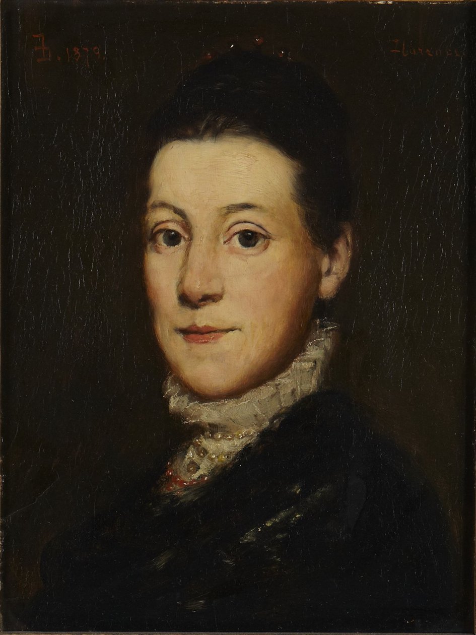 Egy nő portréja alkotó: Frank Duveneck