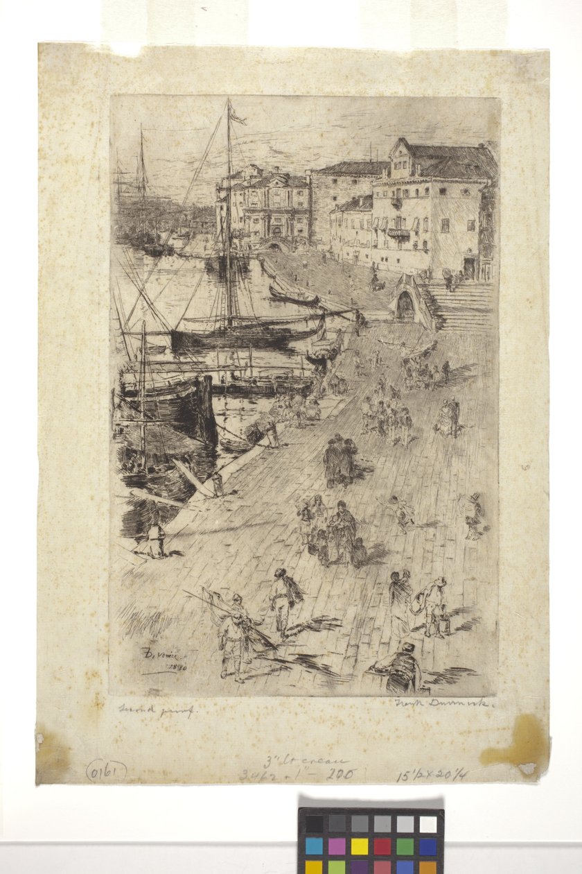 Riva Schiavoni No. 2 (tinta) alkotó: Frank Duveneck