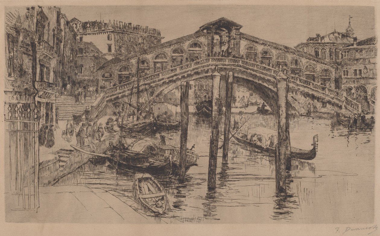 A Rialto, Velence alkotó: Frank Duveneck