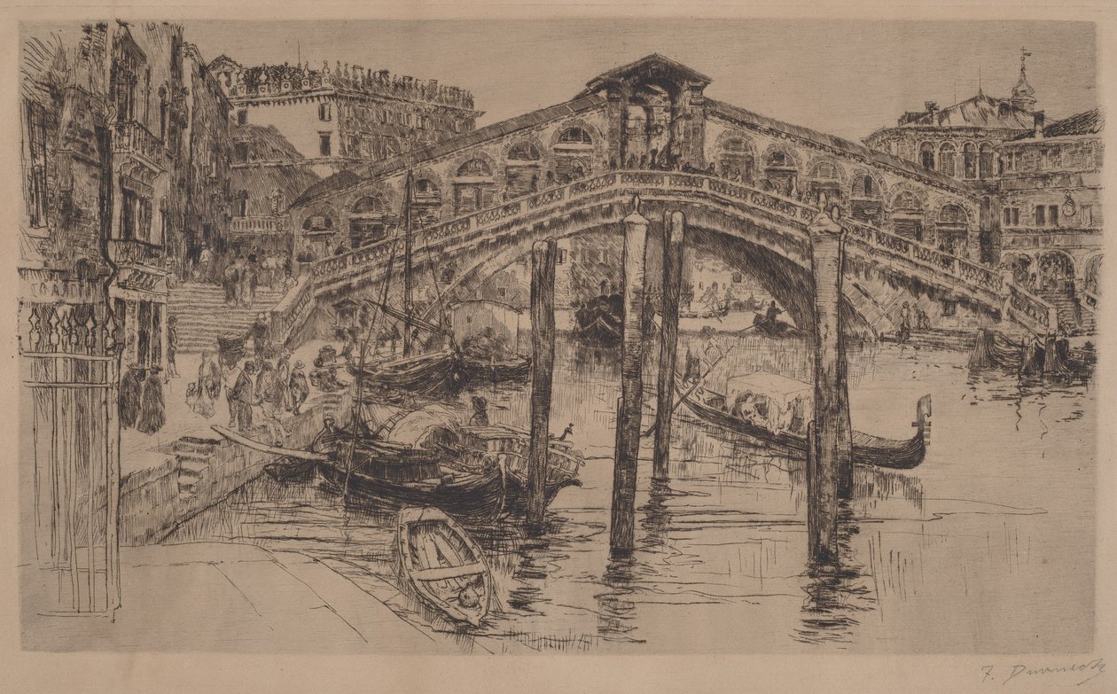 A Rialto, Velence alkotó: Frank Duveneck