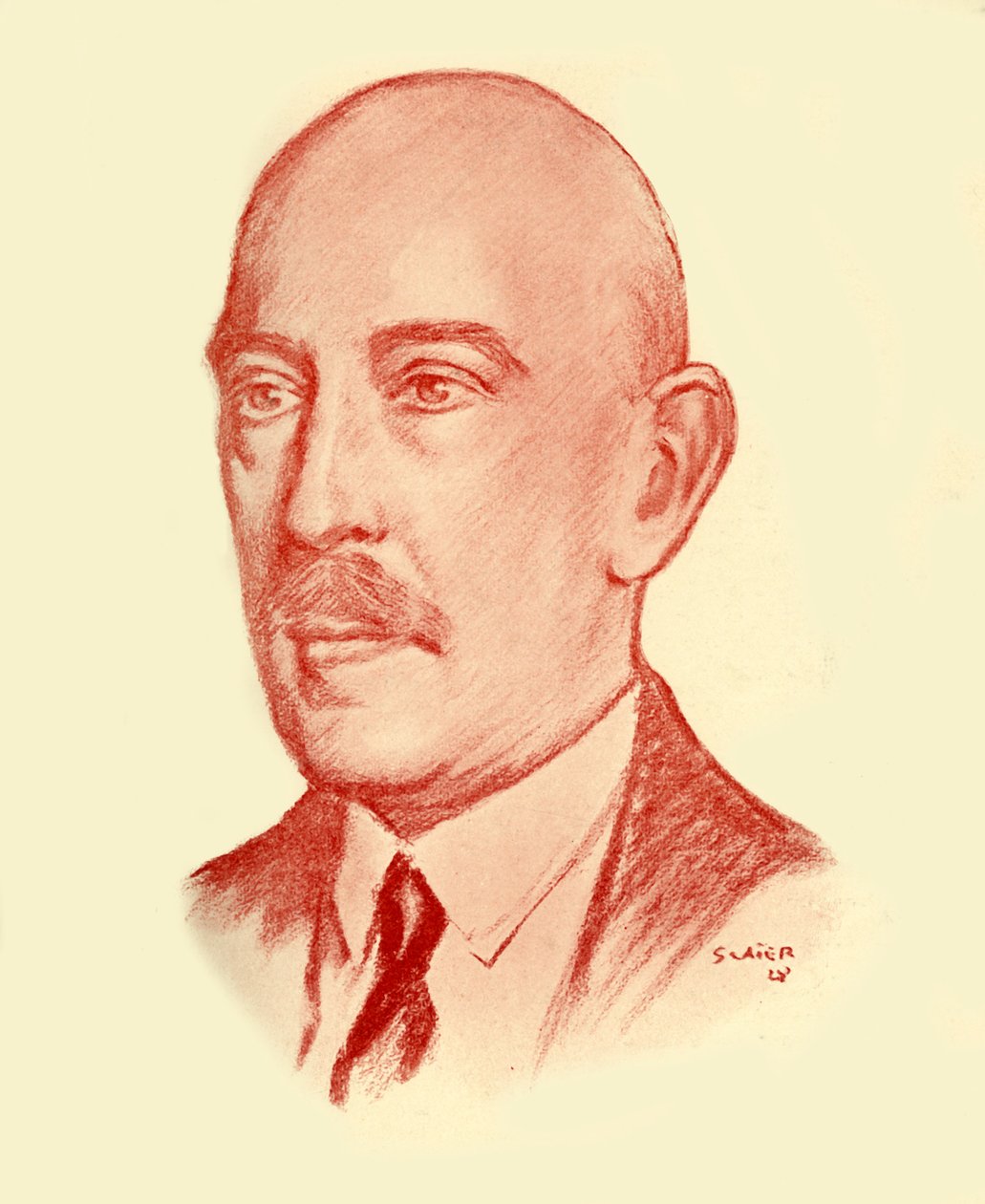 – A Hon. Maurice Baring, 1928. alkotó: Frank E Slater