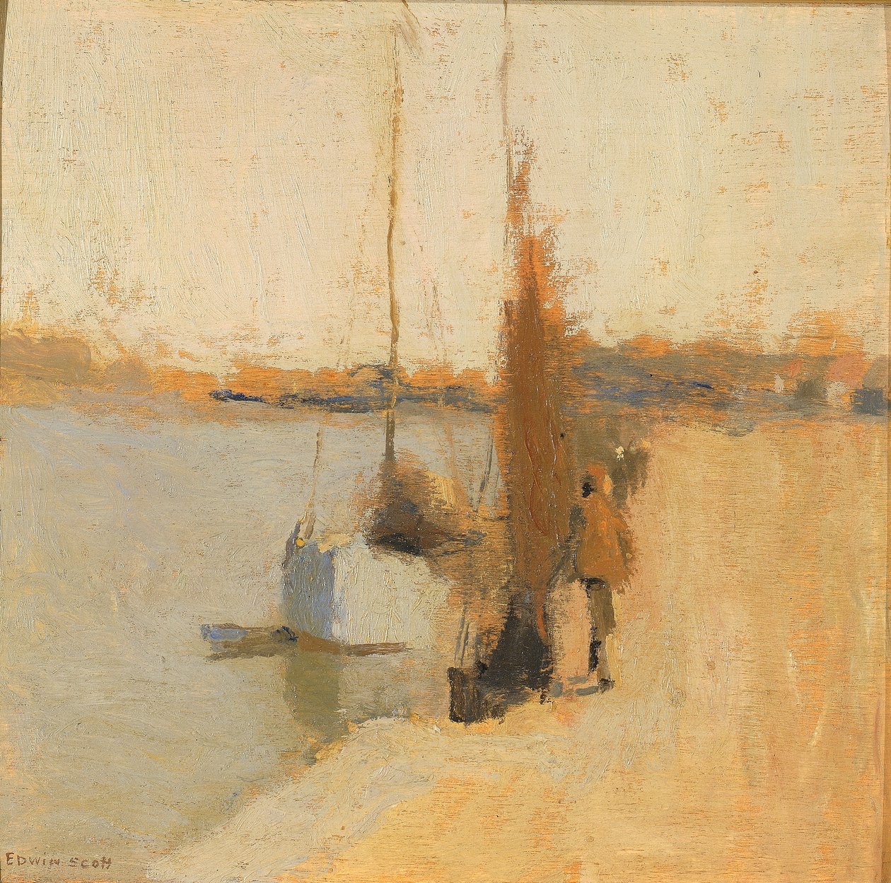 Halászhajó alkotó: Frank Edwin Scott