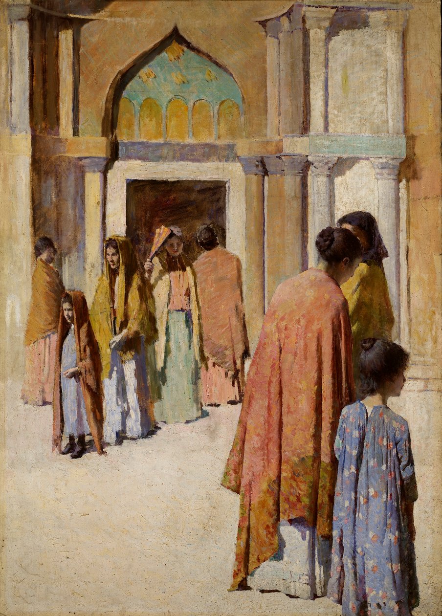 Femmes pres des Escaliers no. I. alkotó: Frank Edwin Scott