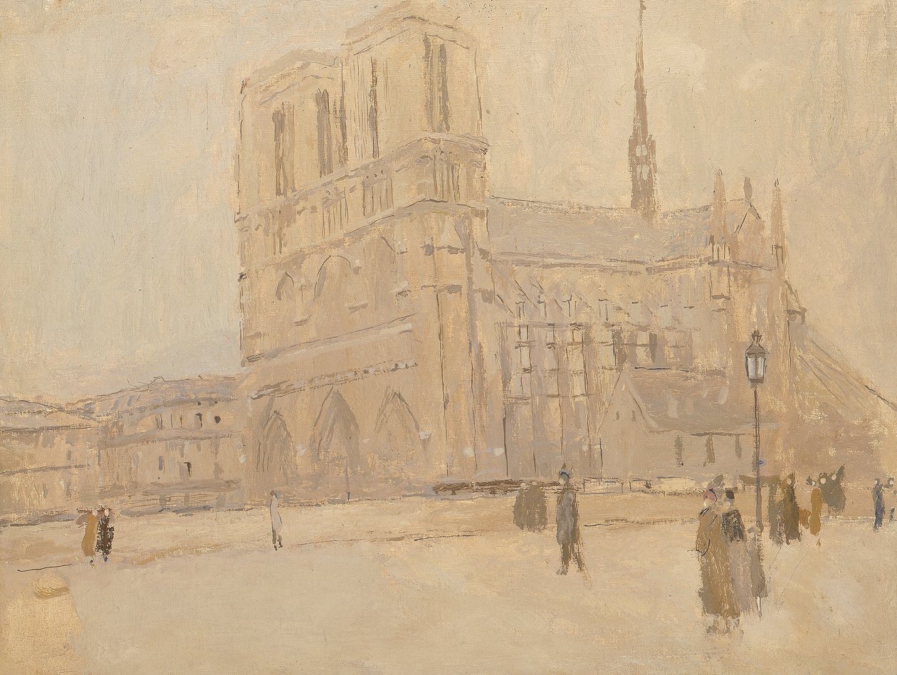 Notre Dame télen alkotó: Frank Edwin Scott