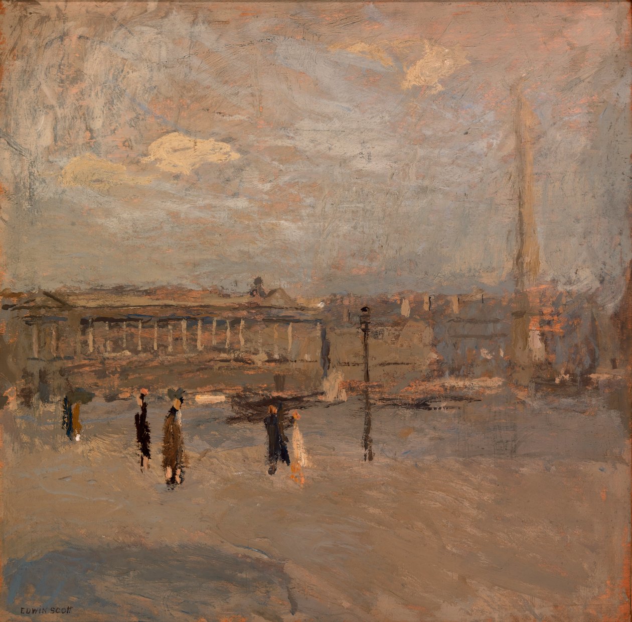 Place de la Concorde No. IV-A, kb. 1917. alkotó: Frank Edwin Scott