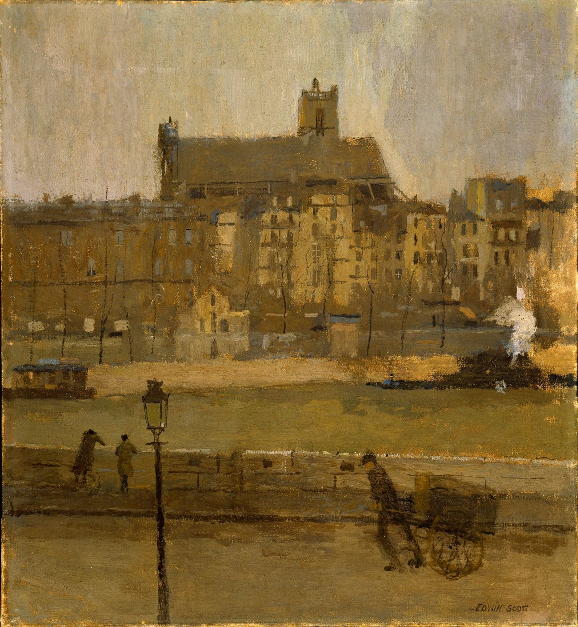Quai de la Seine, St. Gervais templom alkotó: Frank Edwin Scott