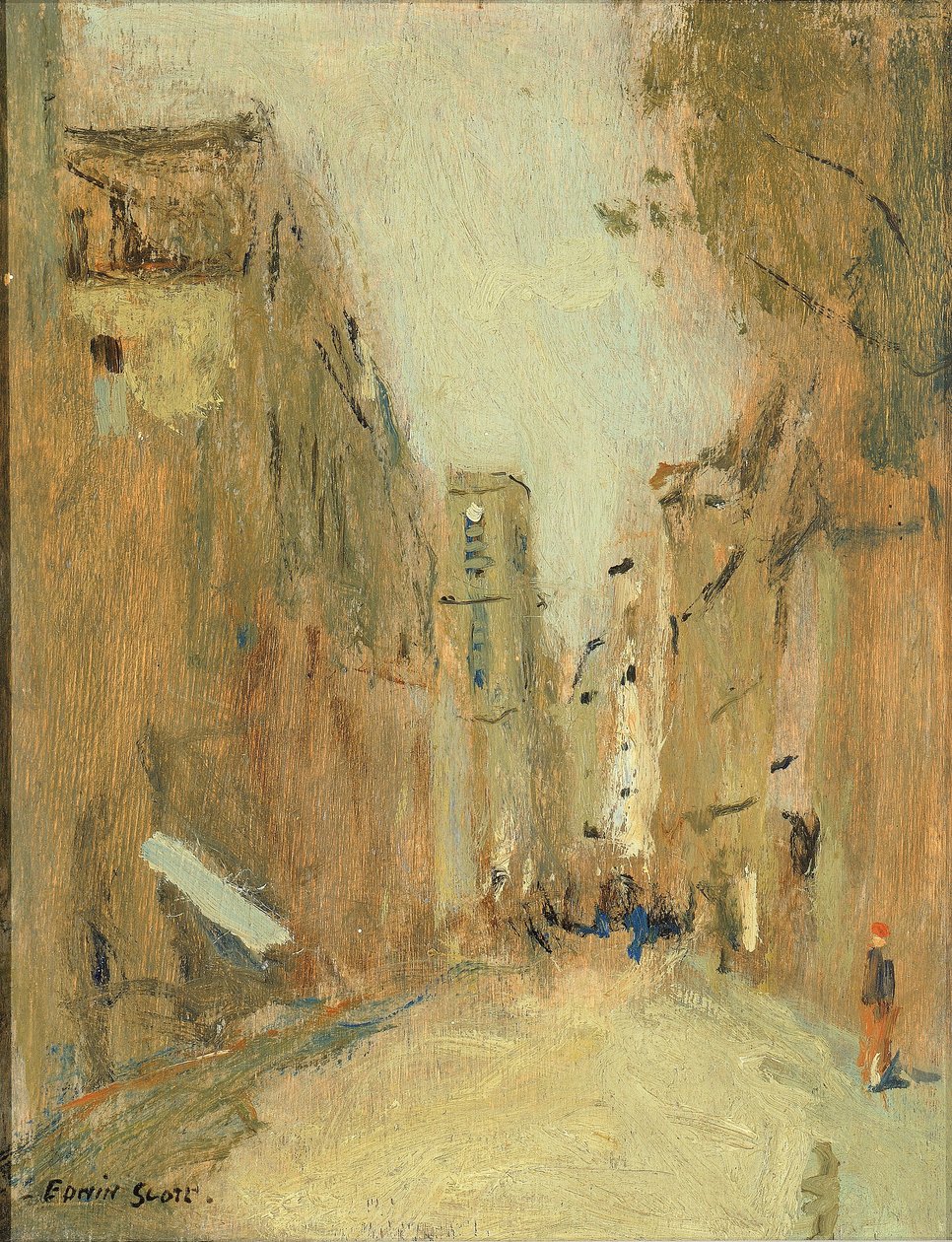 Rue San Jacques, Párizs alkotó: Frank Edwin Scott