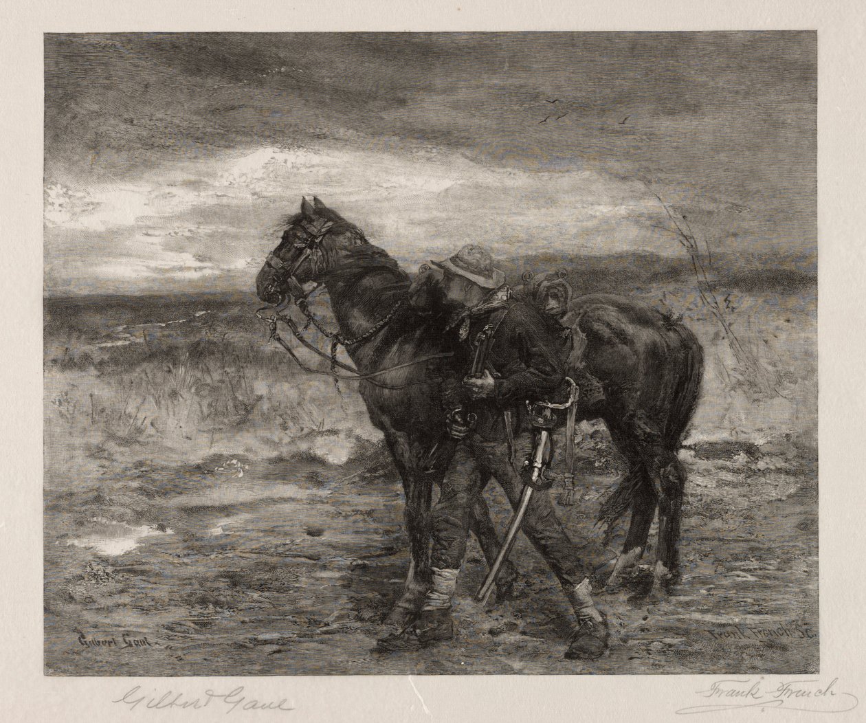 Az ellenség országában, 1887. alkotó: Frank French