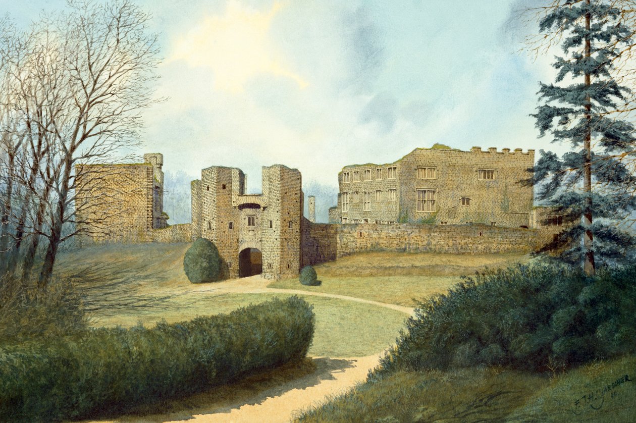 Berry Pomeroy kastély, 15. század, 1990-2010 alkotó: Frank Gardiner