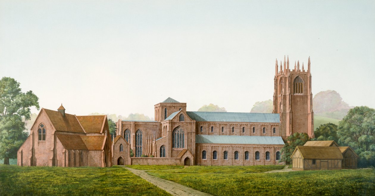 Furness Abbey, 12. század, 1990-2010 alkotó: Frank Gardiner