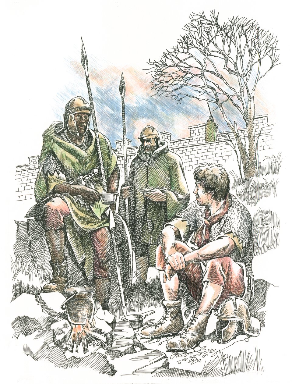 Római katonák, 2. század, 1990-2010 alkotó: Frank Gardiner