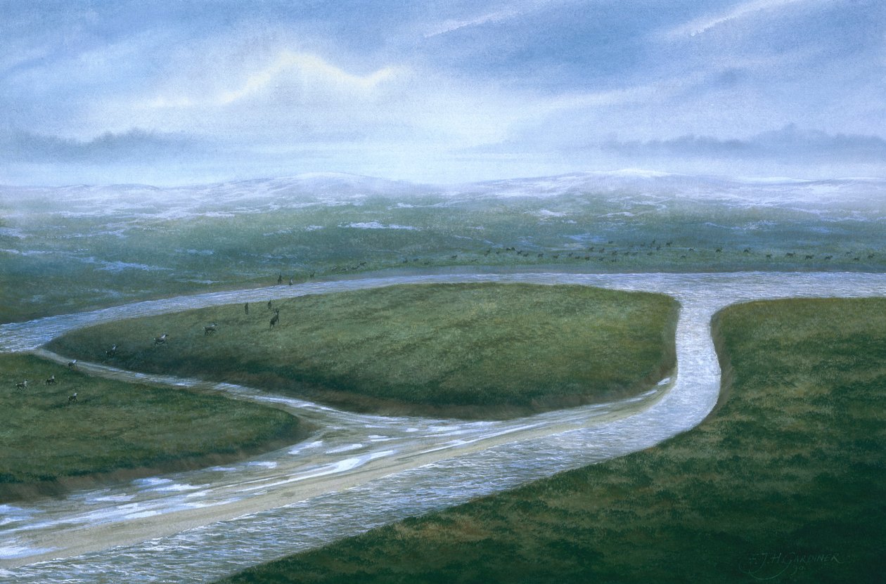 A Colne folyó völgye, Dél-Anglia, ie 8000 alkotó: Frank Gardiner