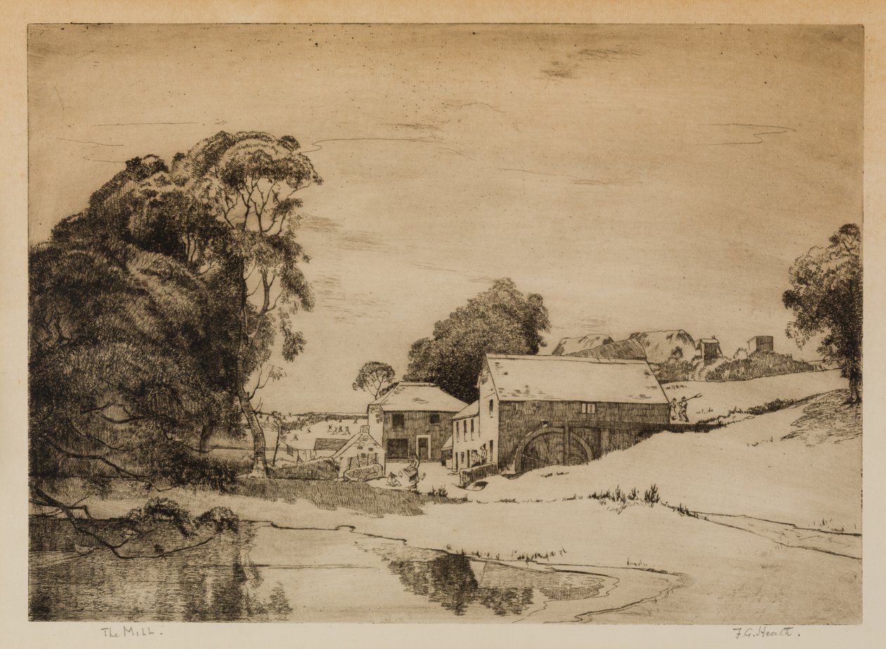 Clapper Mill, Lamorna alkotó: Frank Gascoigne Heath