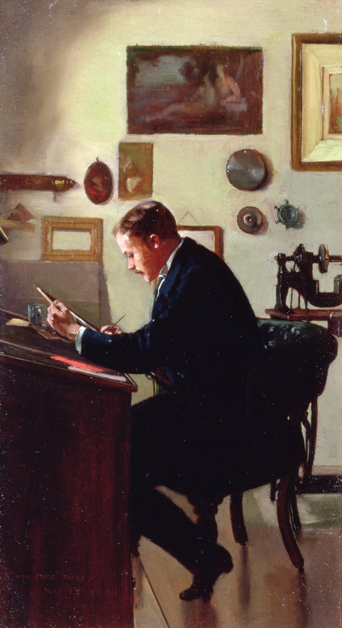 Önarckép, 1891 alkotó: Frank Hobden