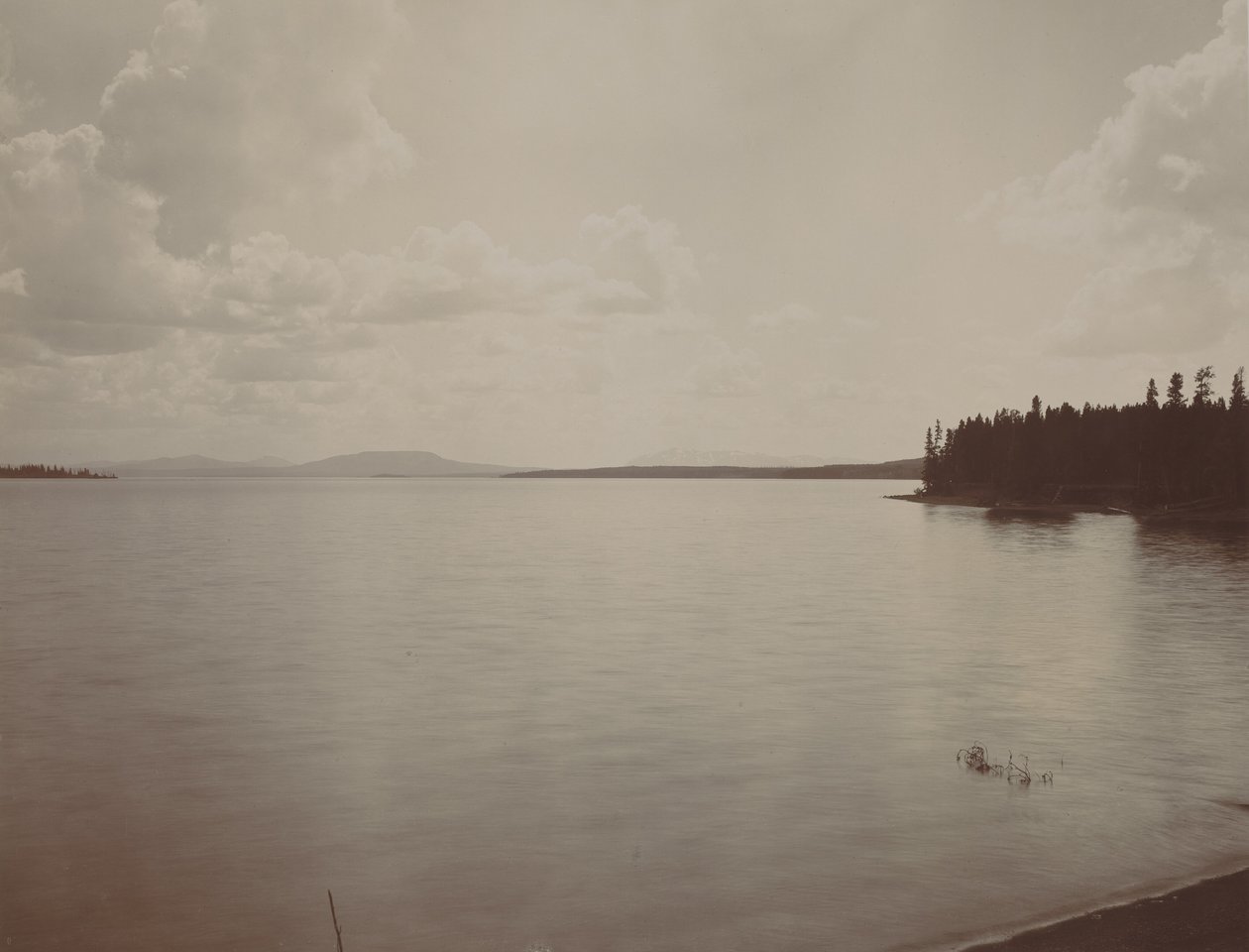 Yellowstone-tó,1880-as évek (fotó) alkotó: Frank Jay Haynes