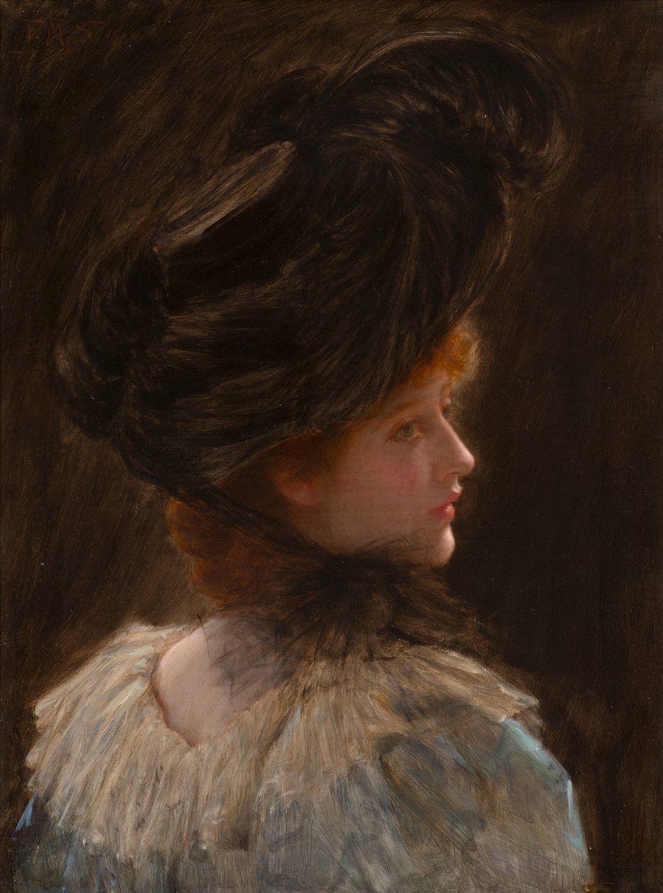Egy alkalmi pillantás (olaj, vászon) alkotó: Frank Markham Skipworth