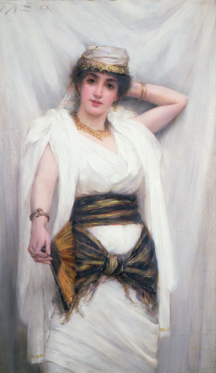 Yoletta 1888 (olaj, tábla) alkotó: Frank Markham Skipworth