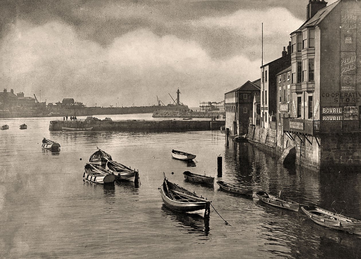 Kilátás a kikötőre, Whitby, North Yorkshire, 1889 alkotó: Frank Meadow Sutcliffe