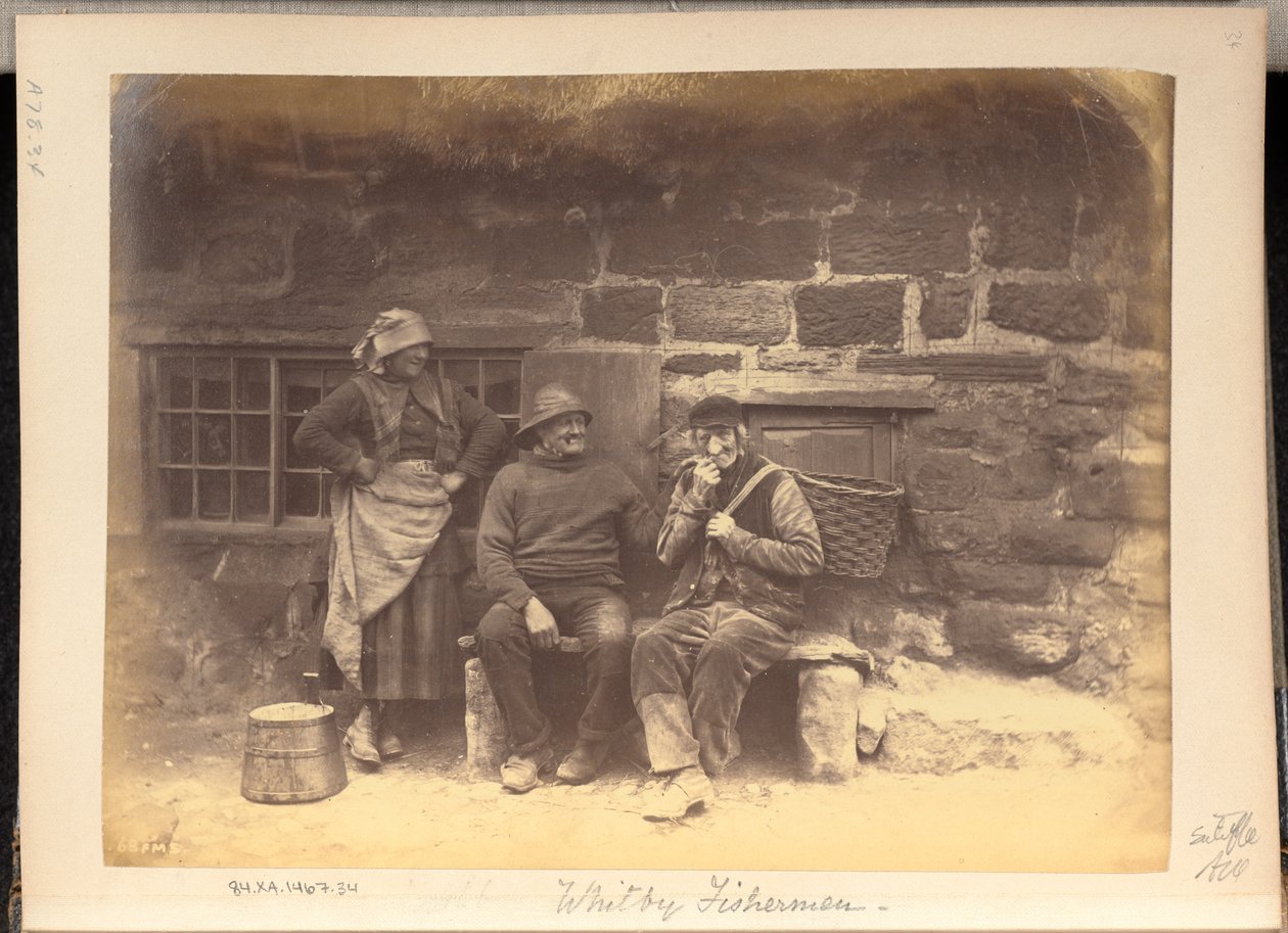 Whitby-i halászok alkotó: Frank Meadow Sutcliffe