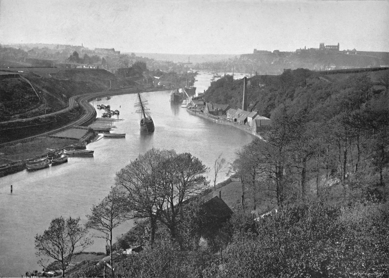 Whitby, Larpoolból, 1896 alkotó: Frank Meadow Sutcliffe