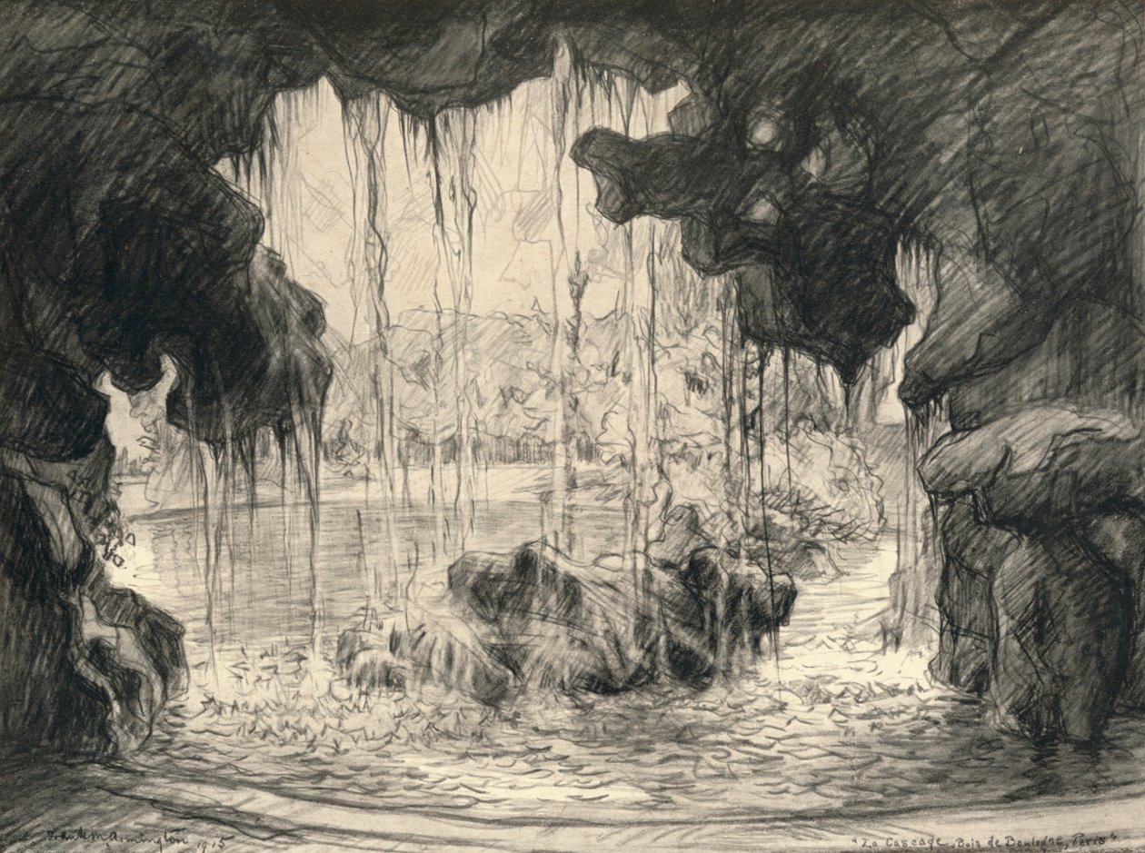 A Grand Cascade, Bois de Boulogne, 1915 alkotó: Frank Milton Armington