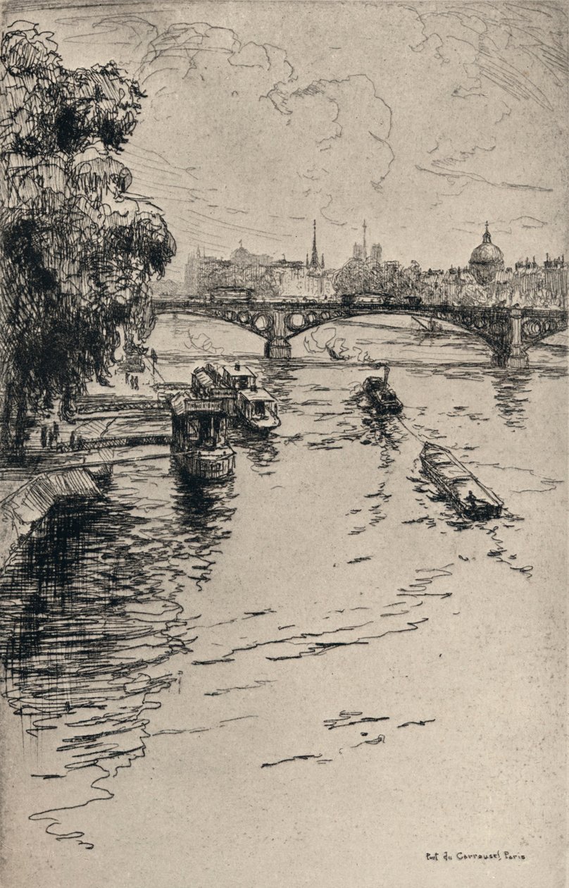 A Carrousel híd, 1915 alkotó: Frank Milton Armington