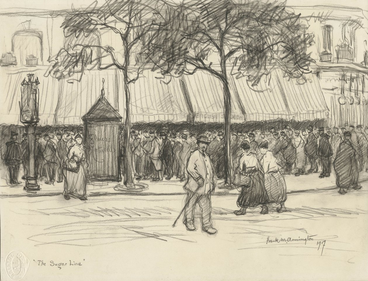 A cukorvonal, 1917 alkotó: Frank Milton Armington