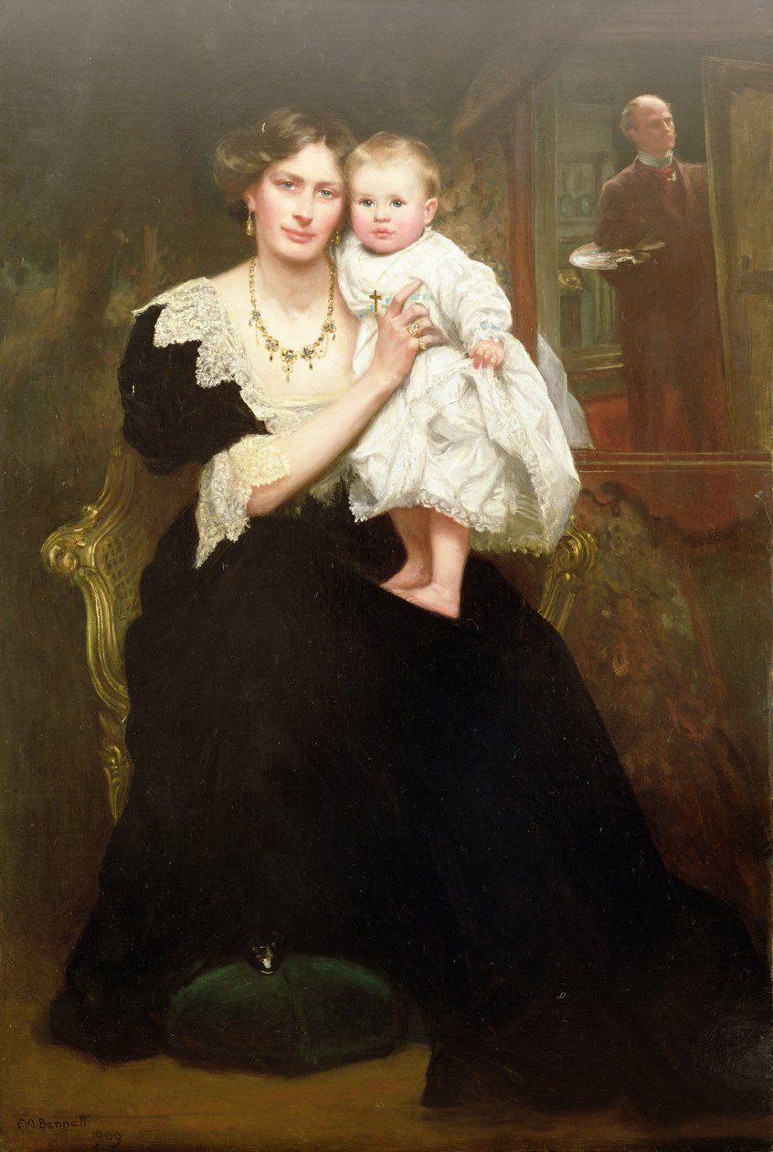 Mrs Moss Bennett és gyermeke alkotó: Frank Moss Bennett