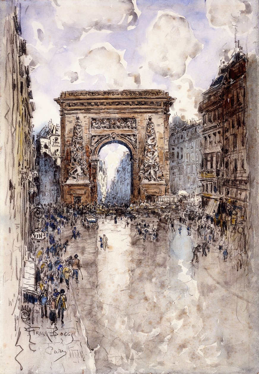 Porte St. Denis, Párizs, alkotó: Frank Myers Boggs