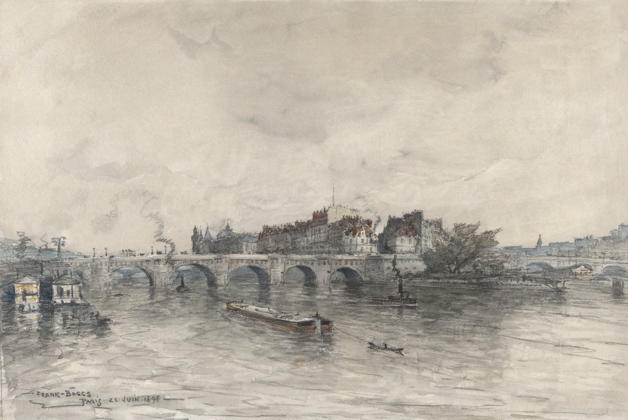 The Isle, Párizs (Pont Neuf) alkotó: Frank Myers Boggs