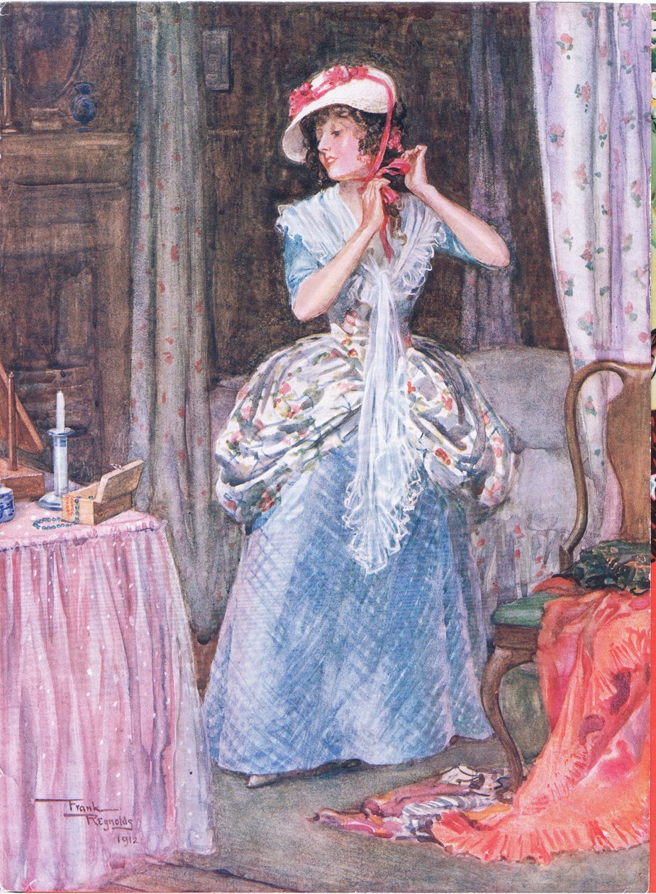 Dolly Varden (Barnaby Rudge) (színes litográfia) alkotó: Frank Reynolds