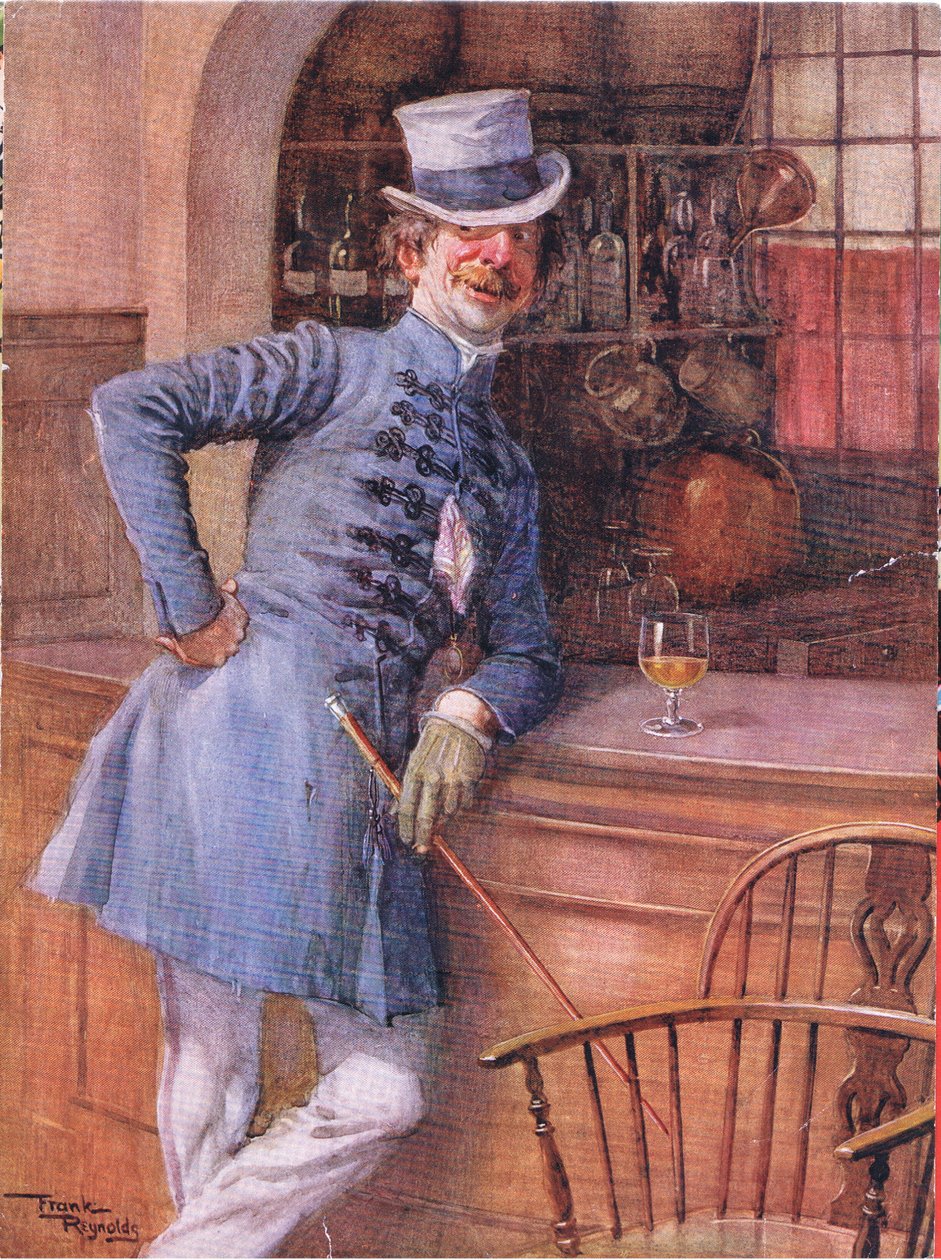 Montague Tigg (Martin Chuzzlewitt) (színes litográfia) alkotó: Frank Reynolds