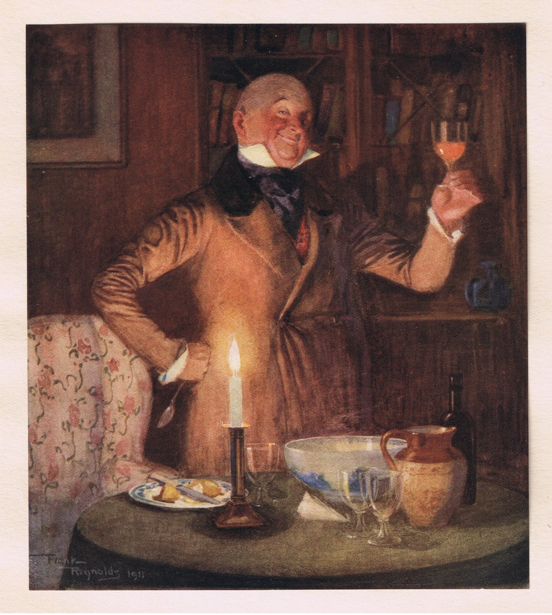 Mr Micawber az elemében alkotó: Frank Reynolds