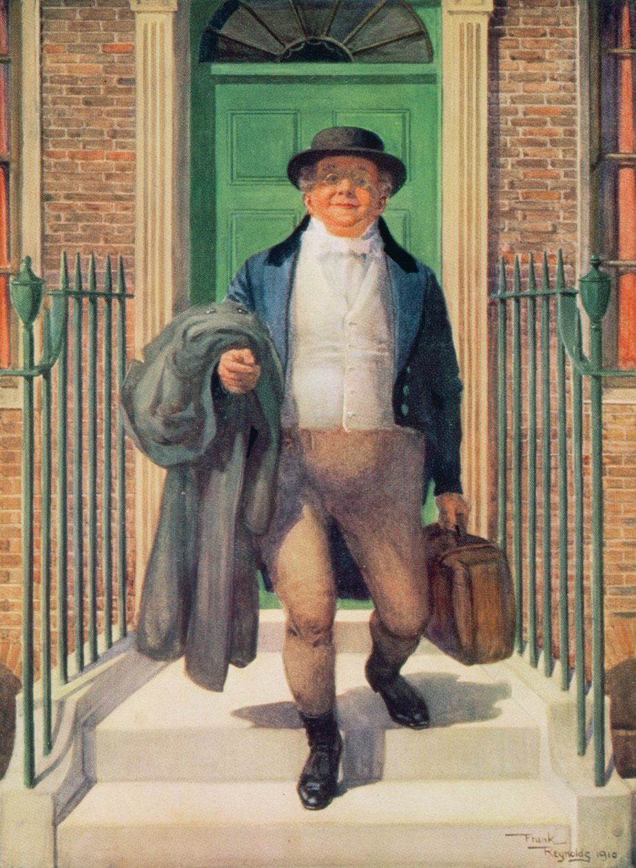 Mr Pickwick elhagyja a Doughty Street 48-at alkotó: Frank Reynolds