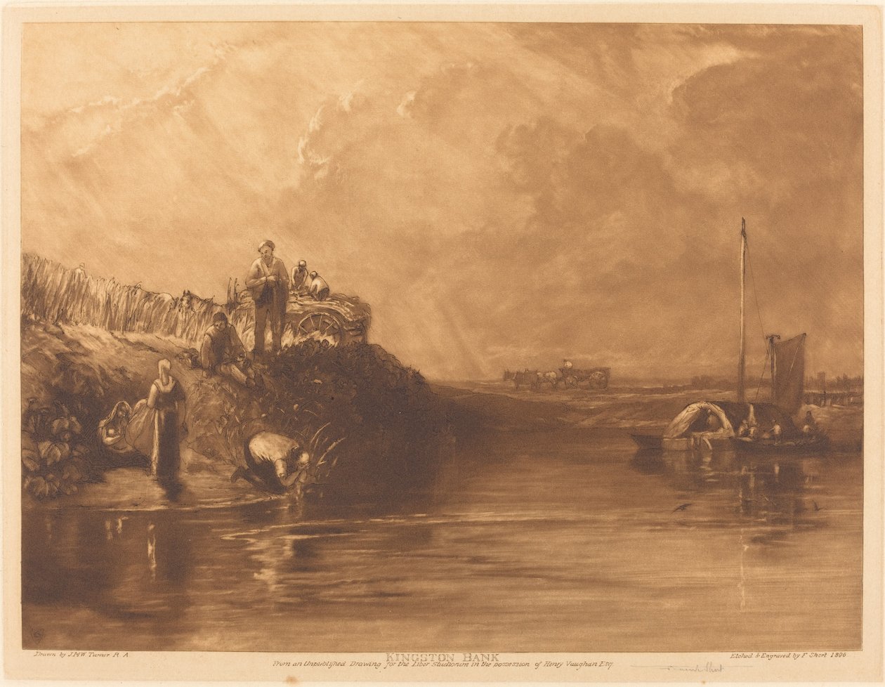 Kingston Bank, No.2 alkotó: Frank Short, after Joseph Mallord William Turner