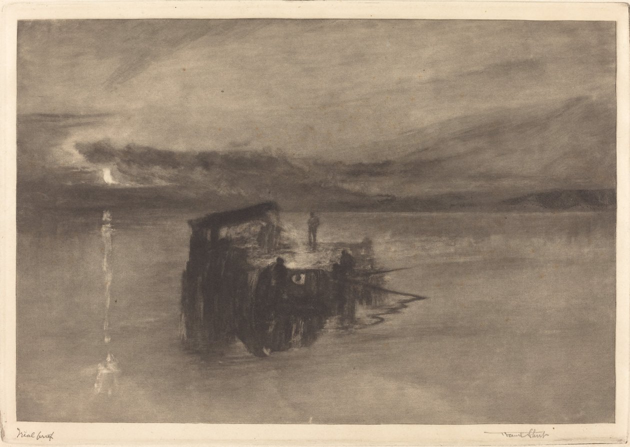 Fatutaj a Rajnán alkotó: Frank Short, after Joseph Mallord William Turner