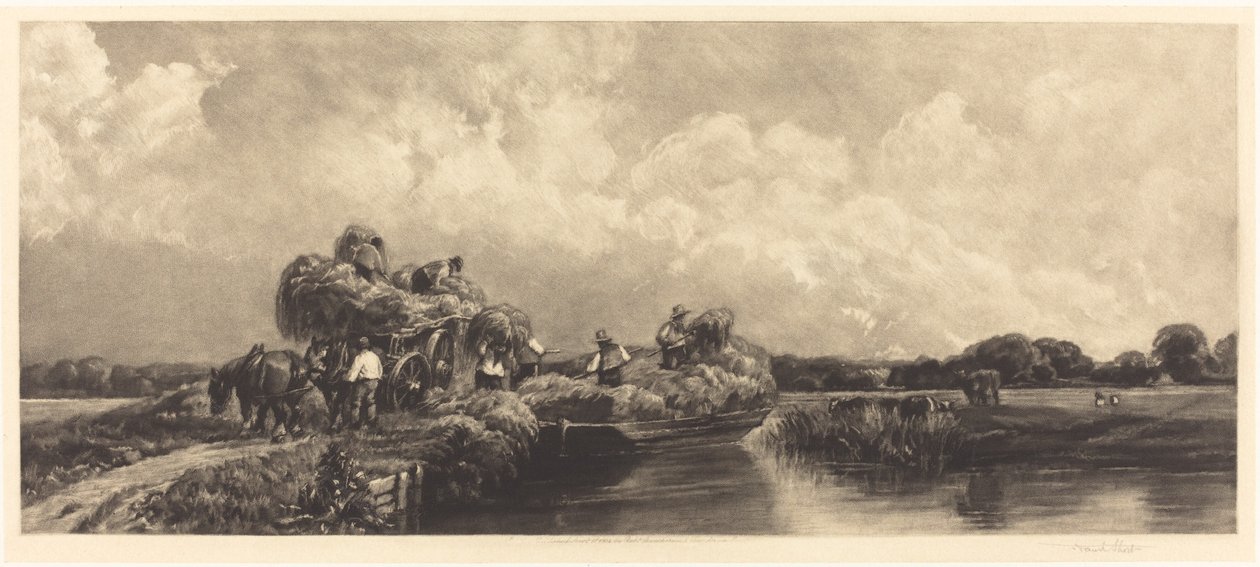 Egy római csatorna alkotó: Frank Short, after Peter De Wint