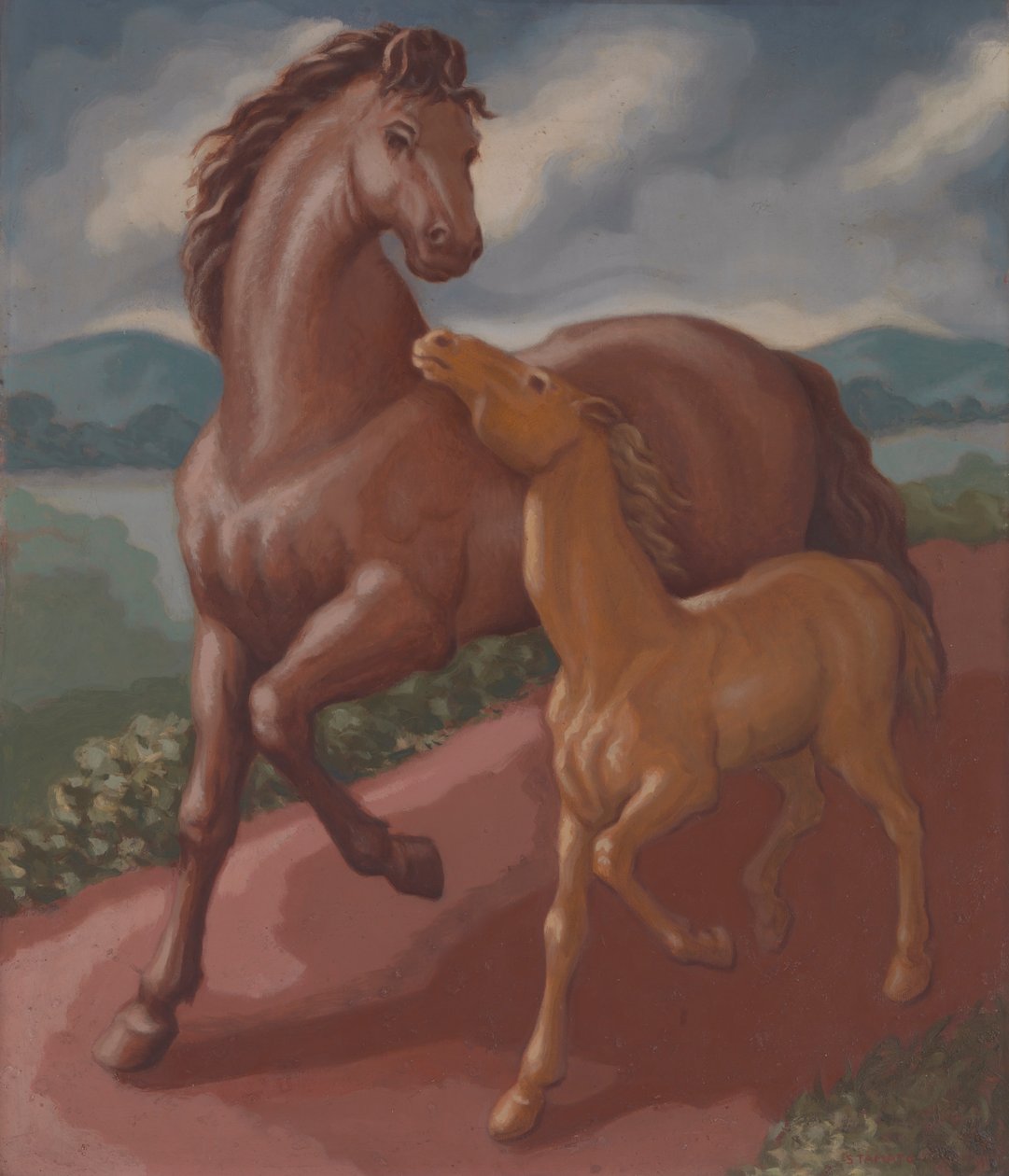 Filly és Colt, 1934. alkotó: Frank Stamato