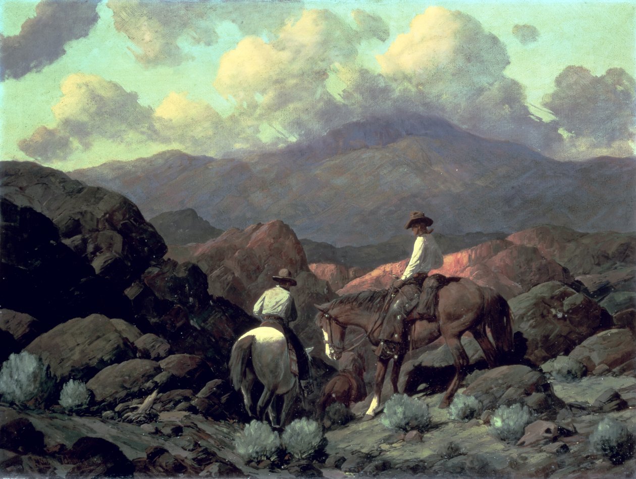 A Jackson Hole Countryba alkotó: Frank Tenney Johnson
