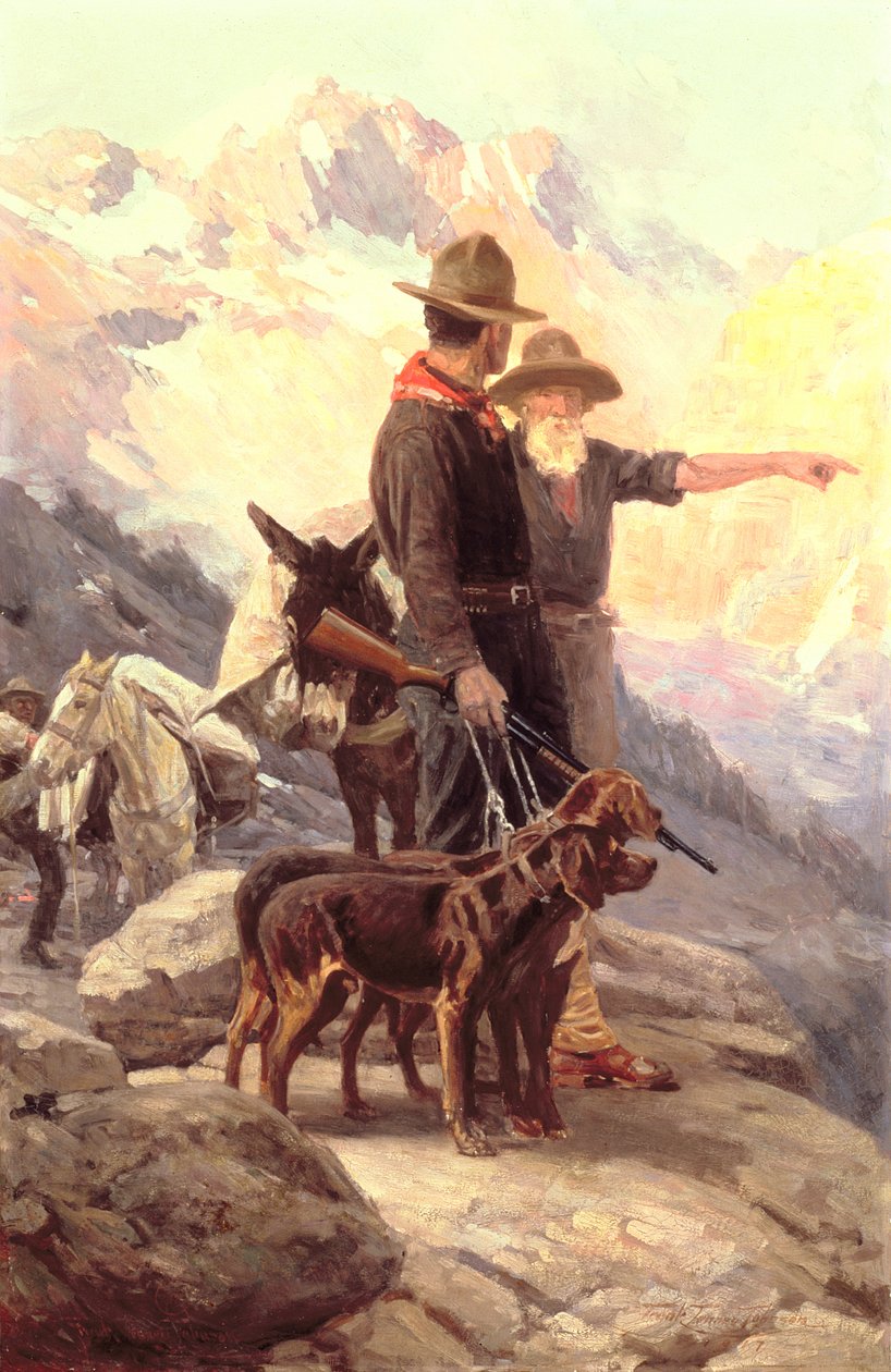 A hegyi vadászat alkotó: Frank Tenney Johnson
