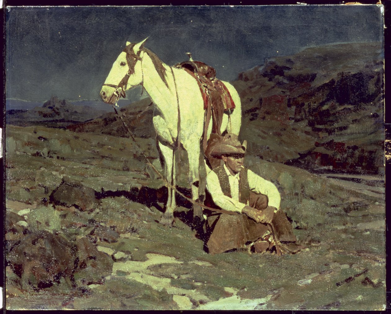 The Night Hawk alkotó: Frank Tenney Johnson