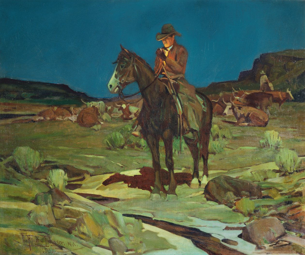 Amikor az éjszakák hosszúak alkotó: Frank Tenney Johnson