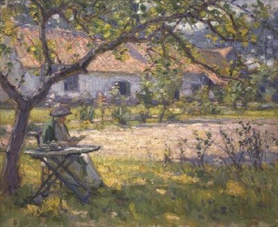 Tea Time alkotó: Frank Townhouse Hutchings