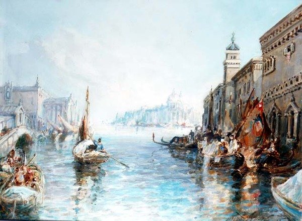 Velence (egy pár) alkotó: Frank Wasley