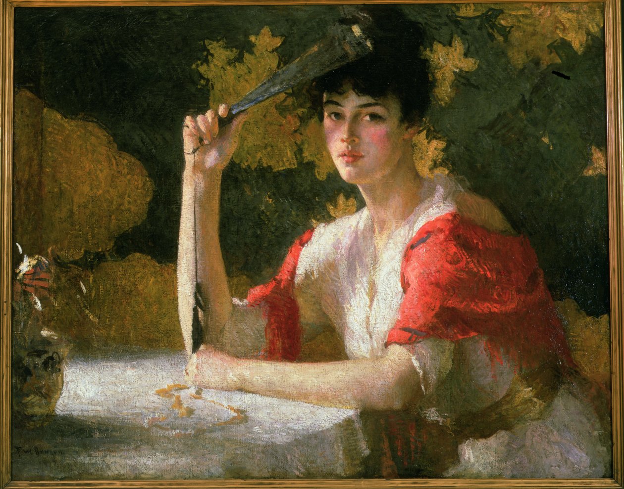 Piros és arany alkotó: Frank Weston Benson