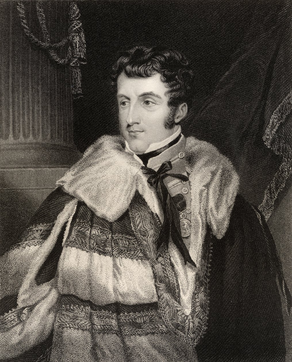 Charles Gordon Lennox, Richmond 5. hercege, H. Cook metszete a „National Portrait Gallery, IV. kötet”-ből, megjelent 1835 körül alkotó: Frank William Wilkin