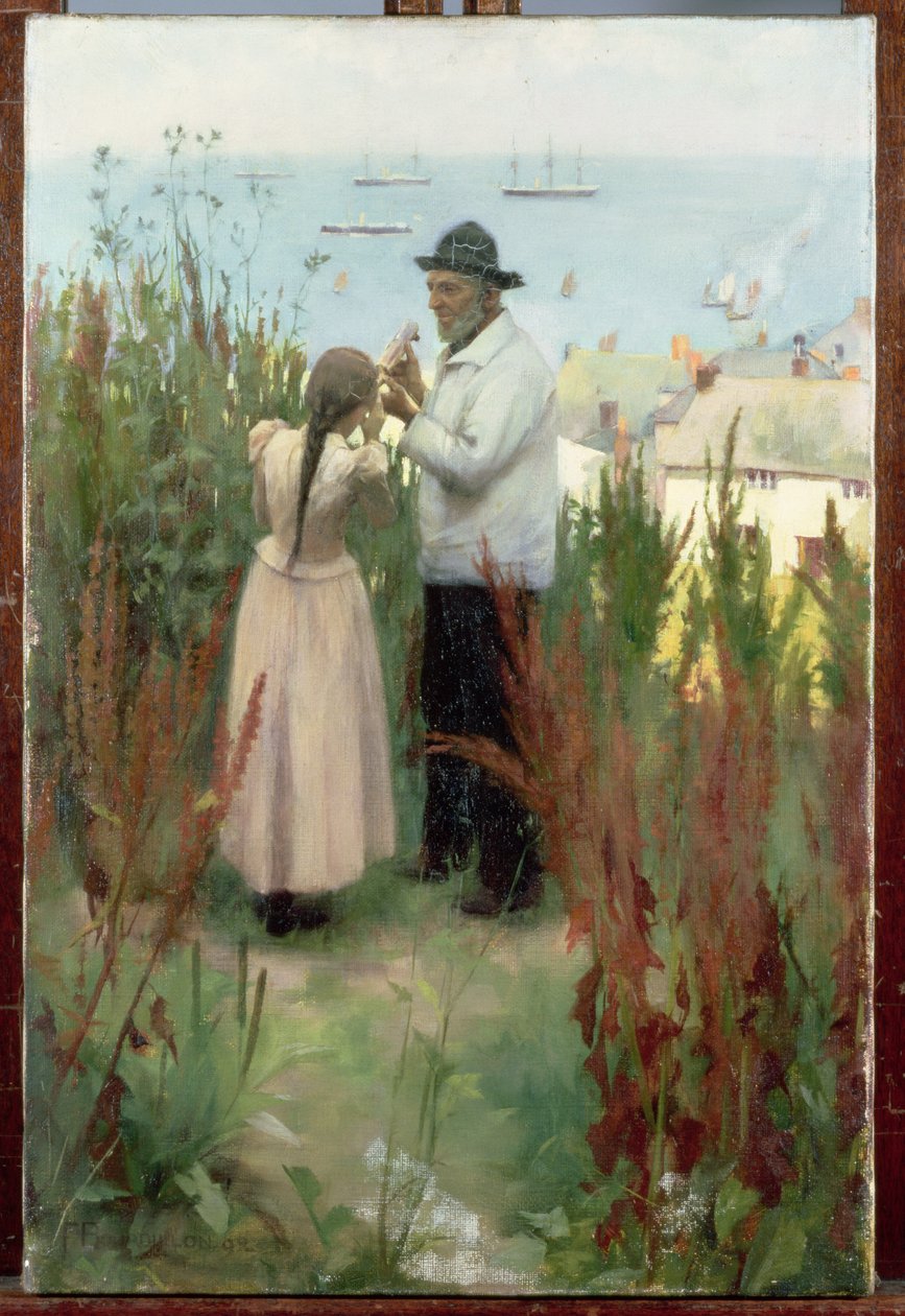 A kikötő túloldalán, 1892 alkotó: Frank Wright Bourdillon