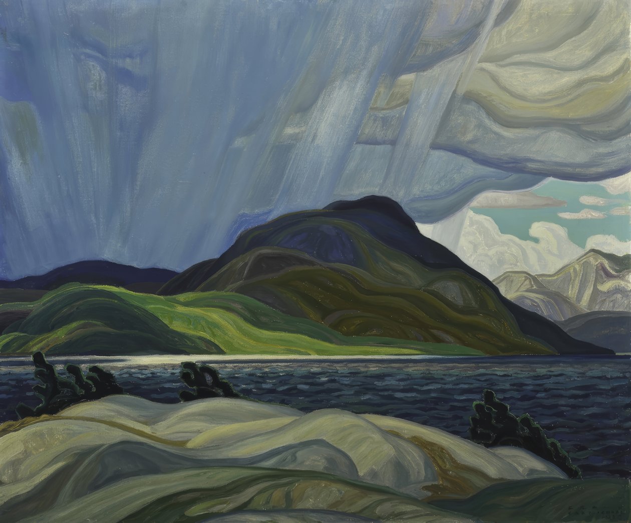Wabagishik tó alkotó: Franklin Carmichael