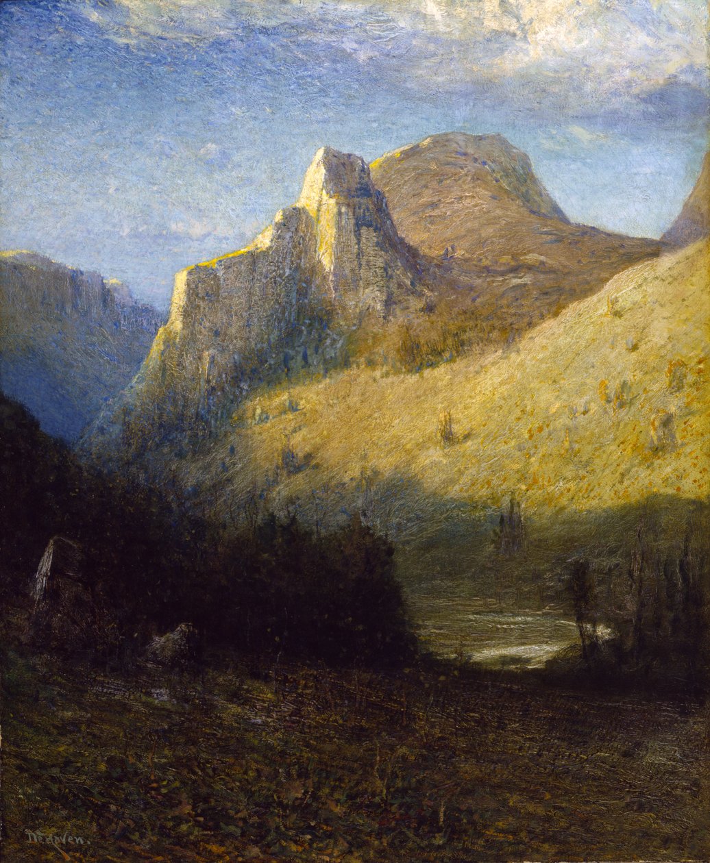 Castle Creek kanyon, Dél-Dakota, 1912. alkotó: Franklin De Haven