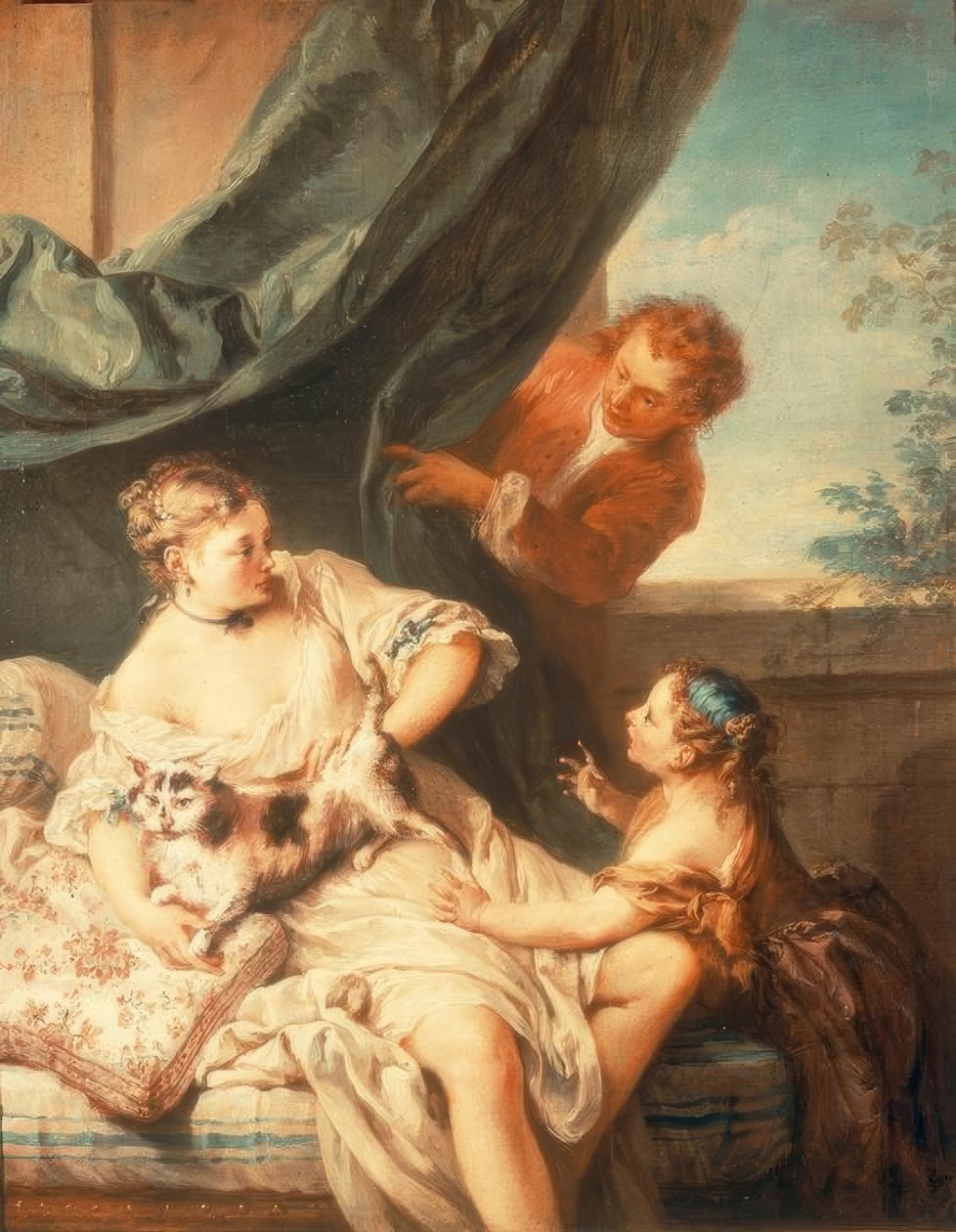 A váratlan látogató alkotó: François Boucher